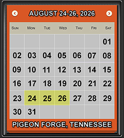 Retreat, Aug 2026 Calendar