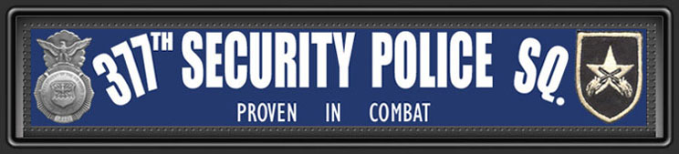 Combat Security Police Squadron Sign
