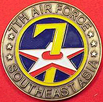 7th AF Challenge Coin Front